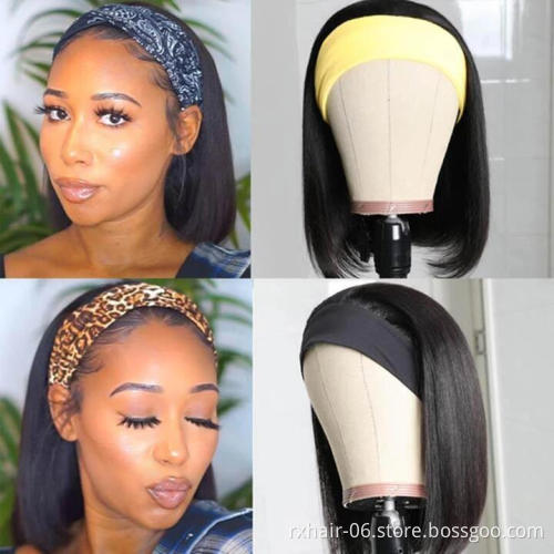 Wholesale Cheap Price Short Bob Straight Human hair Wigs Machine Made Glueless Remy Bob Wig For Black Women